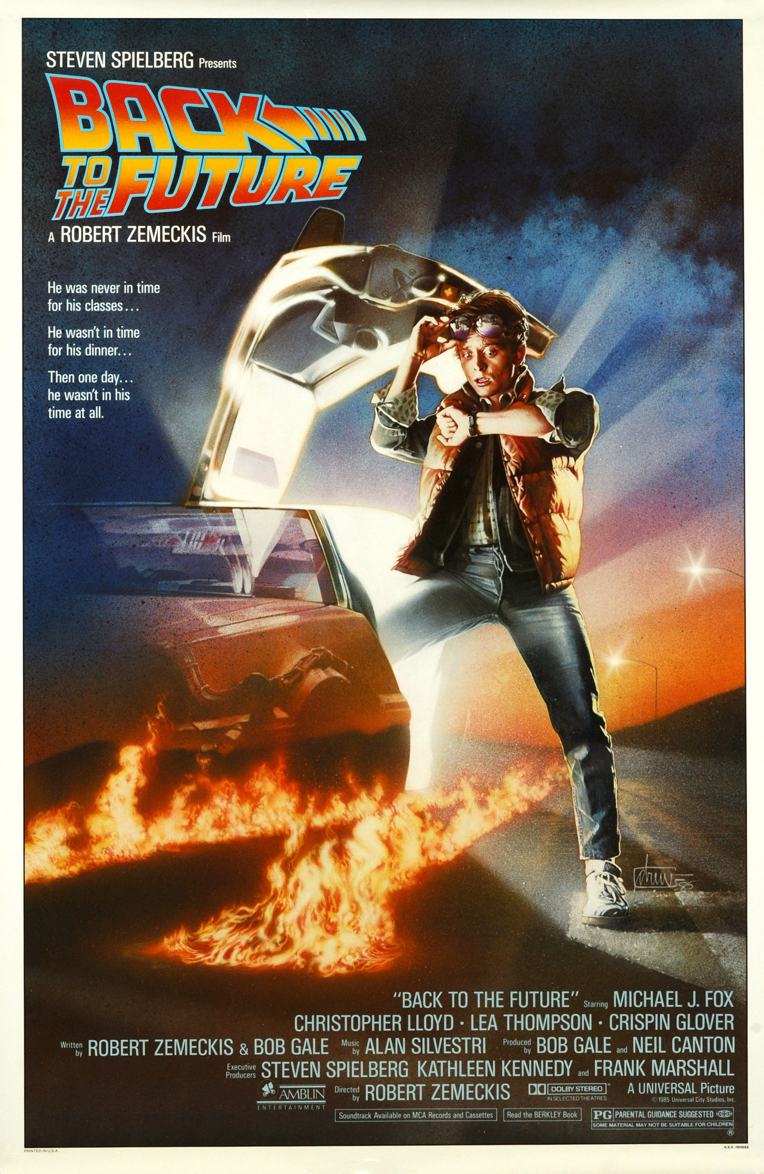 Back to the Future movie poster